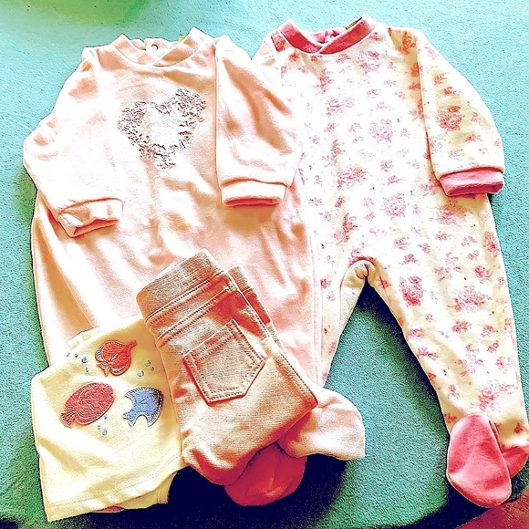🎁 4 ITEMS NWT 6m. INFANT GIRL - PINK - Picture 1 of 9